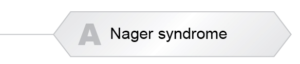 The Answer Is A - Nager syndrome